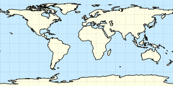 Equirectangular projection